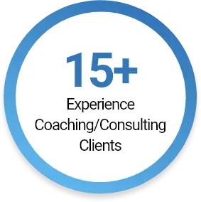15+ years experience coaching/consulting clients
